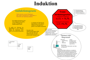 Induktionsgesetz - Unterrichtsportal
