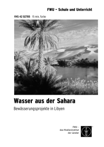 Wasser aus der Sahara - IMeNS Lahn-Dill