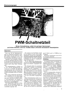 PWM-Schaltnetzteil - www.produktinfo.conrad.com