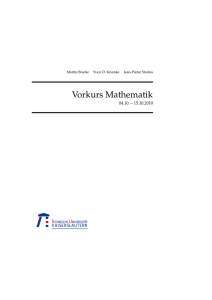 Skript zu diesem Mathe-Vorkurs