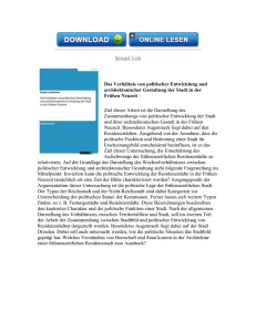Das Verhältnis von politischer Entwicklung und architektonischer