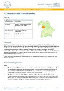 Ansbacher Land und Frankenhöhe - Bayerisches Landesamt für