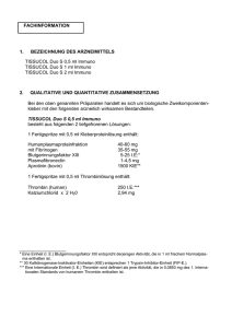 FACHINFORMATION 1. BEZEICHNUNG DES