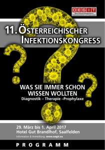 Programm - Universitätsklinik für Innere Medizin II Innsbruck
