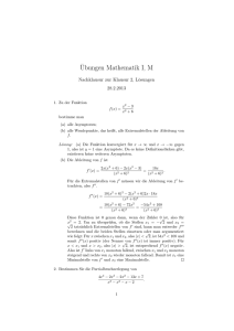 Lösungen Klausur 2 - Mathematics TU Graz