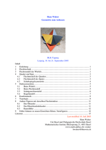 Geometrie zum Anfassen - SINUS