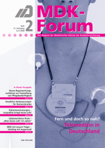 MDK-Forum Heft 2/2008