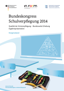 Bundeskongress Schulverpflegung 2014