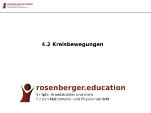 4.2 Kreisbewegungen - rosenberger.education
