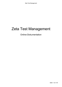 im Benutzerhandbuch zu Zeta Test Management!