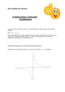 6.Gebrochen-rationale Funktionen - Meranier