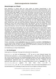 Induktionsgesetz - PD Dr. rer. nat. habil. Gert Hillebrandt