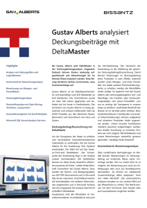 Gustav Alberts analysiert Deckungsbeiträge mit DeltaMaster