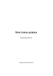 VEKTORALGEBRA