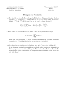 Blatt 9 - Mathematischen Institut