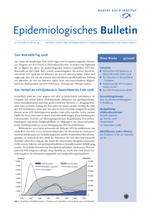 Epidemiologisches Bulletin 47/08