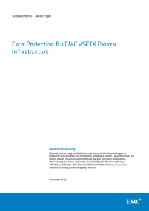 Data Protection für EMC VSPEX Proven