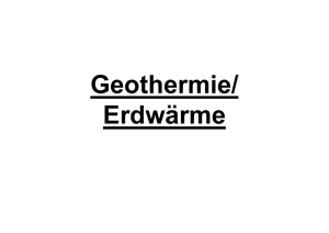 Geothermie - Stromberg