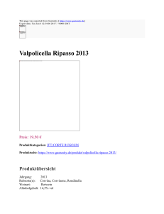 Valpolicella Ripasso 2013 : Gustunity : https://www.gustunity.de