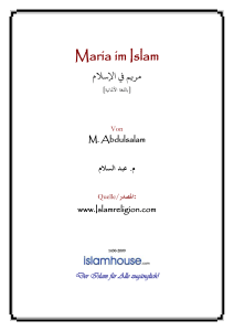 Maria im Islam