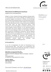 Pressetext - W. Bertelsmann Verlag