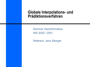 Globale Interpolation