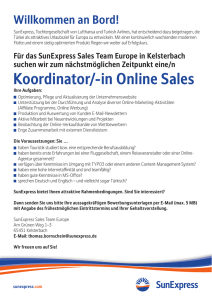 Koordinator/-in Online Sales