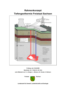 Rahmenkonzept Tiefengeothermie Sachsen