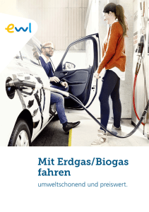 Mit Erdgas/Biogas fahren - ewl energie wasser luzern