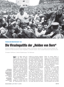 Die Virushepatitis der „Helden von Bern“