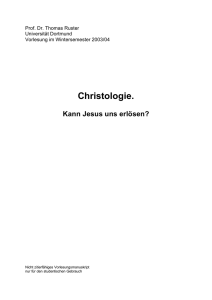 Christologie. - FK14