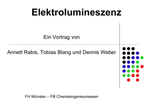 Elektrolumineszenzlichtquellen (Blang - Rabis - Weber)