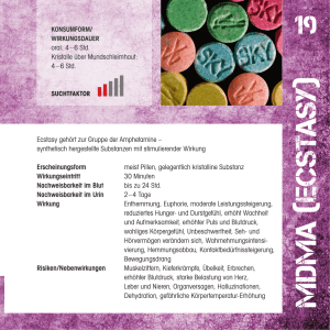 Fakten zu MDMA – Ecstasy