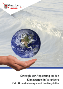 Klimawandel-Anpassungsstrategie Vorarlberg