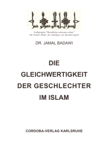 DIE GLEICHWERTIGKEIT DER GESCHLECHTER IM ISLAM