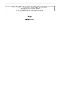 Verdi Handbuch