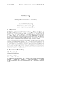 Tautenburg - Astronomische Gesellschaft