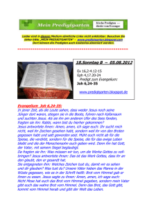 18.Sonntag B – 05.08.2012