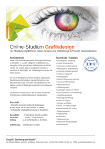 Online-Studium Grafikdesign - Online