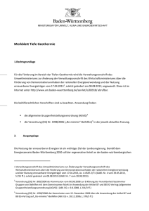 Merkblatt Tiefe Geothermie - UM Baden