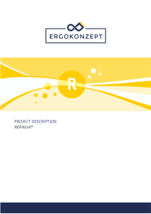 Das Projekt REPACell - ERGOKONZEPT Aktiengesellschaft