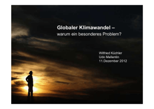 Globaler Klimawandel - Tuuwi