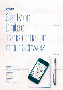 Clarity on Digitale Transformation in der Schweiz