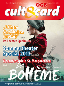 Sommertheater Special 2013