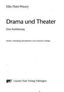 Drama und Theater