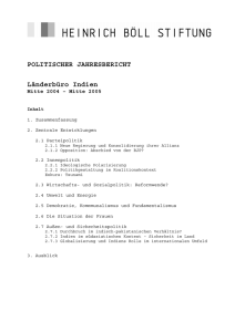 Jahresbericht 2004/2005 - Heinrich-Böll
