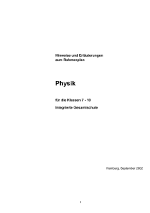 Physik - Hamburger Bildungsserver