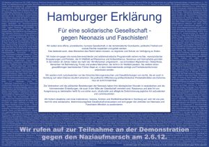 Hamburger Erklärung Plakat A2