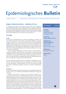 Merkblatt für Ärzte, Epid Bull 4/06 (PDF, 115 KB, Datei ist nicht