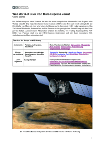 Was der 3-D Blick von Mars Express verrät